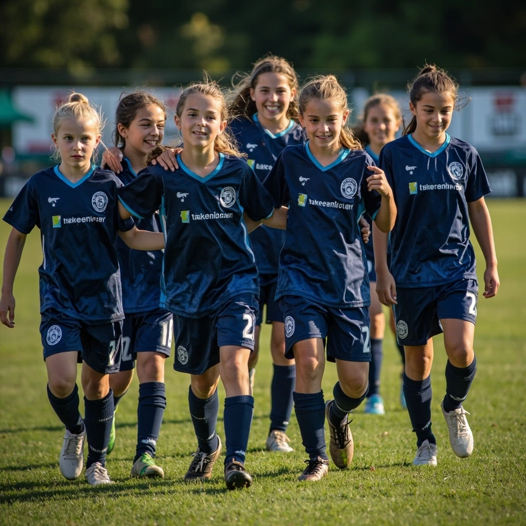 Travel U15–U19 team arriving at a regional tournament venue in the Carolinas.
